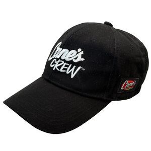 Cane's Crew - Raising Canes Chicken Fingers Hat Cap Black 100% Cotton One-Size